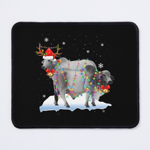 Item preview, Brahman Cow Christmas Tree Lights Reindeer Santa Xmas Pajama designed and sold by mxfkudremp26.