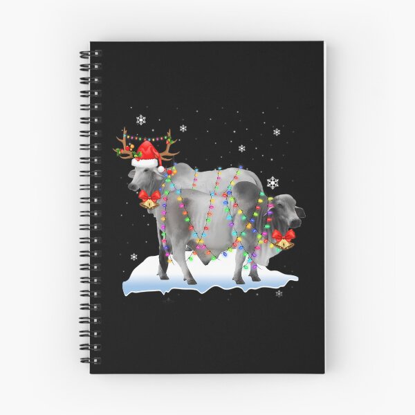 Item preview, Brahman Cow Christmas Tree Lights Reindeer Santa Xmas Pajama 		 designed and sold by mxfkudremp26.
