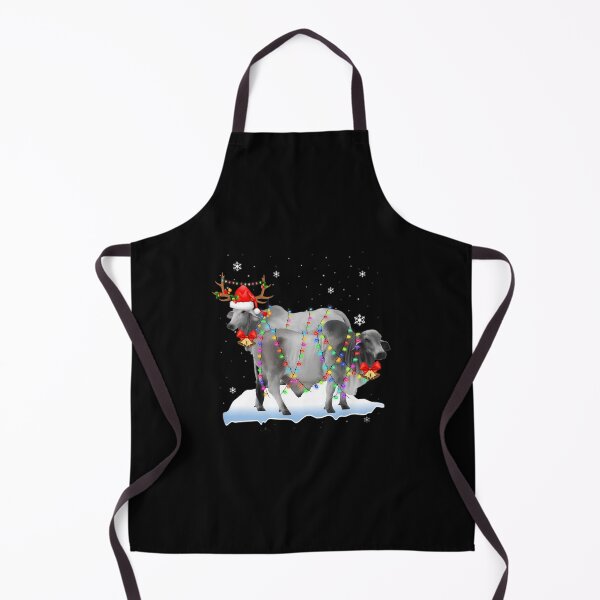 Item preview, Brahman Cow Christmas Tree Lights Reindeer Santa Xmas Pajama 		 designed and sold by mxfkudremp26.
