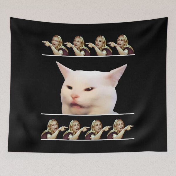 Item preview, Cat Meme 	 Yelling At Table Dinner Ugly Christmas 		 designed and sold by insbrtyn14.