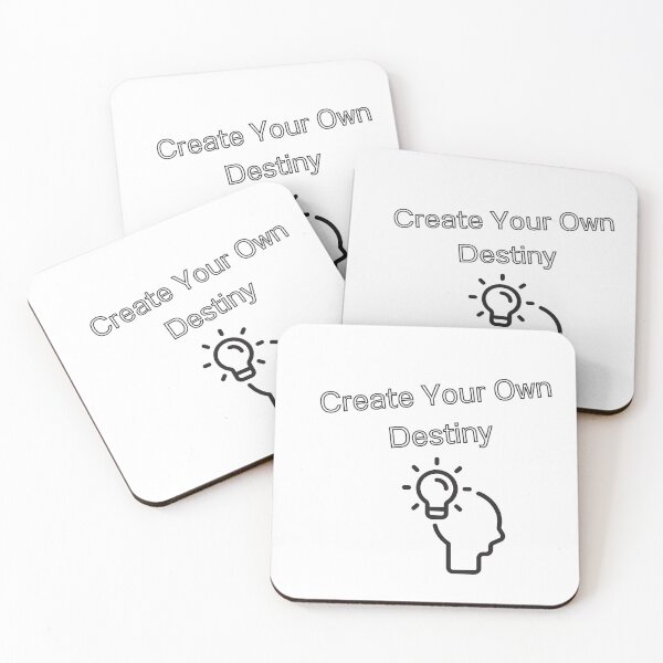 Item preview, Create Your Own Destiny – Inspirational Quote Art designed and sold by Happyfreedom.