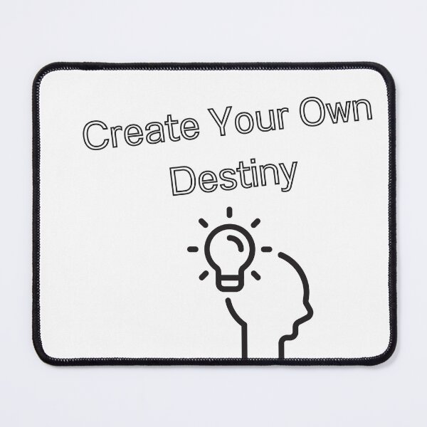 Item preview, Create Your Own Destiny – Inspirational Quote Art designed and sold by Happyfreedom.