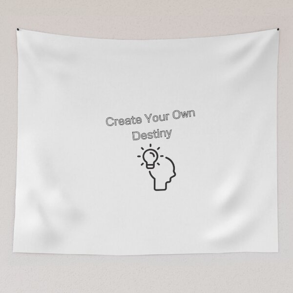 Item preview, Create Your Own Destiny – Inspirational Quote Art designed and sold by Happyfreedom.