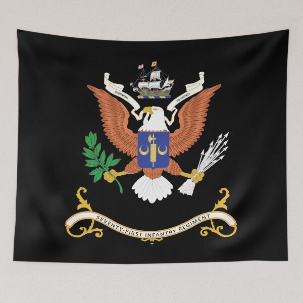 Item preview, Army - Regimental Colors - 71st Infantry Regiment  - PREPARED TO GUARD X 300 designed and sold by Military Insignia Products.