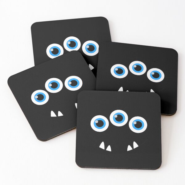 Item preview, Three Eyed Eyeballs Monster Face Funny Halloween Cute 		 designed and sold by ohwrywjjmbz61.