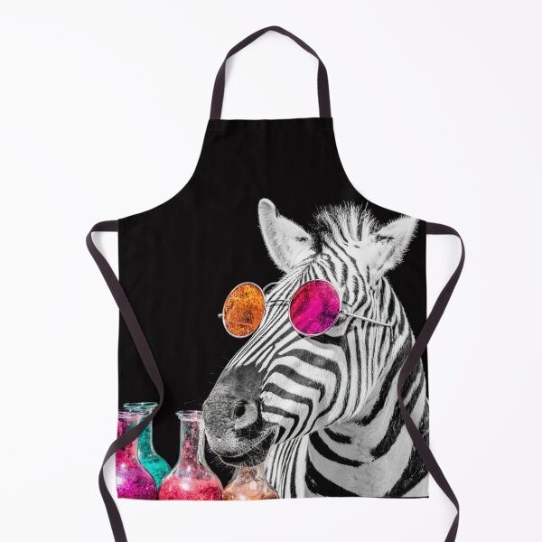 Item preview, Cool Zebra in Retro Glasses designed and sold by CrunchyGoats.