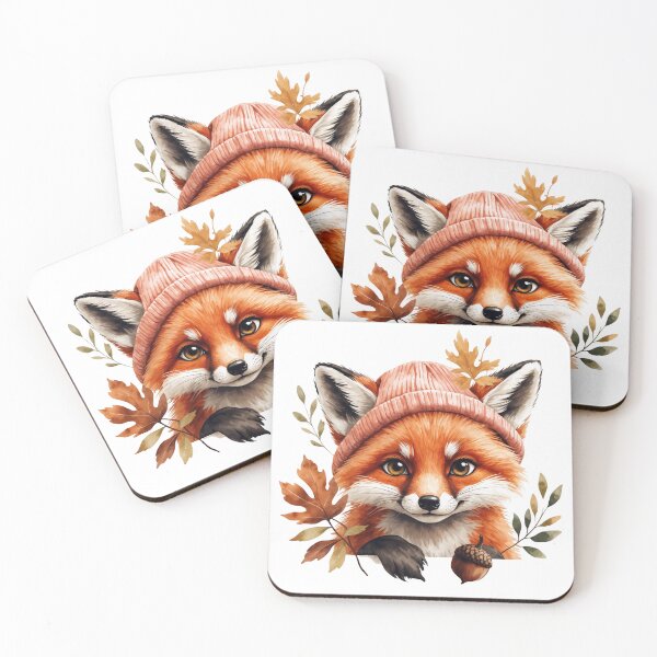 Item preview, Cozy Autumn Fox Portrait designed and sold by 0606PM.