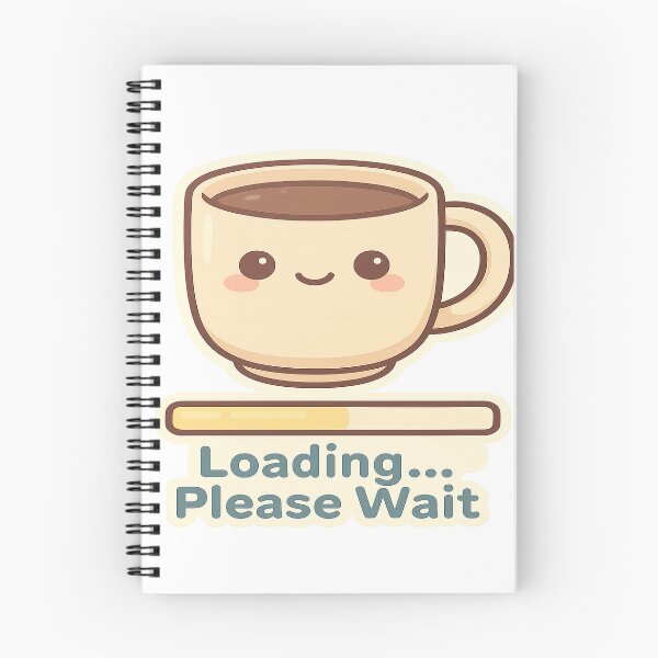 Item preview, Kawaii Coffee Loading – Funny Geek Humor Cup Design designed and sold by Pandomino Studio.