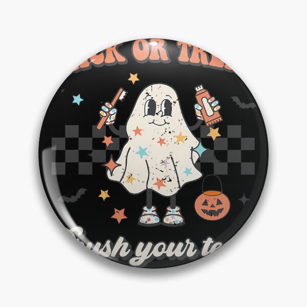 Item preview, Trick Or Treat Brush Your Teeth Retro Halloween Cute Dentist 		 designed and sold by rgbkpgrzni51.