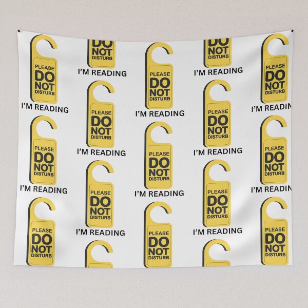 Item preview, Do Not Disturb, I'm Reading designed and sold by EmBig.