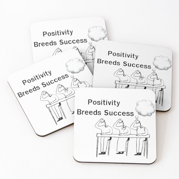Item preview, Positivity Breeds Success – Motivational Quote Art designed and sold by Happyfreedom.