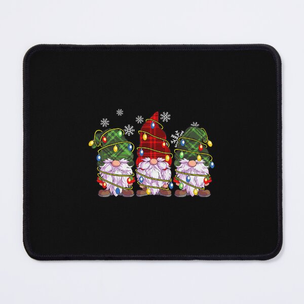 Item preview, Three Gnomes Buffalo Plaid Red Christmas designed and sold by ohwrywjjmbz61.