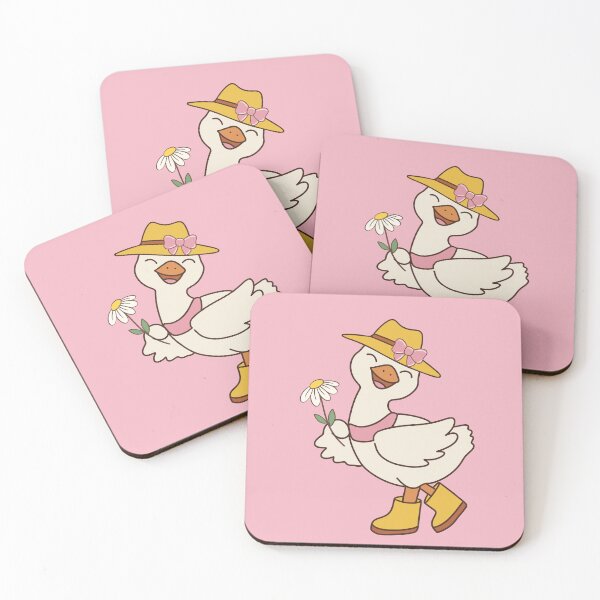 Item preview, Cute Goose with Daisy – Wholesome Cottagecore Animal Illustration designed and sold by Vistosa Designs.