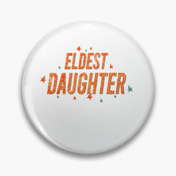 Item preview, Eldest Daughter Funny Retro Glitter Design designed and sold by margamPagenberg.