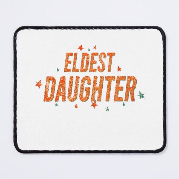 Item preview, Eldest Daughter Funny Retro Glitter Design designed and sold by margamPagenberg.