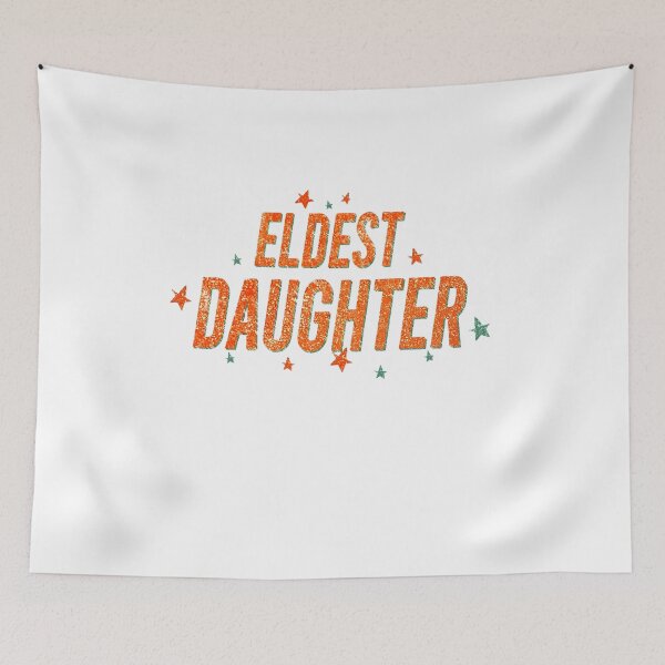Item preview, Eldest Daughter Funny Retro Glitter Design designed and sold by margamPagenberg.