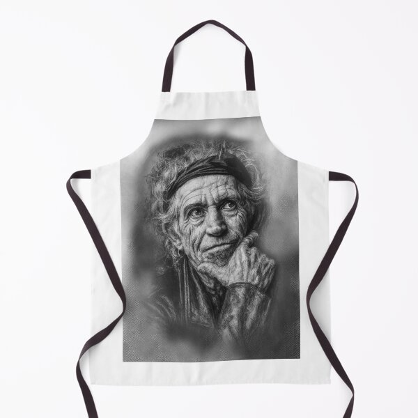 Item preview, Keith Richards Pencil Portrait – Rolling Stones Rock Legend Drawing designed and sold by ConorKeeganArt.