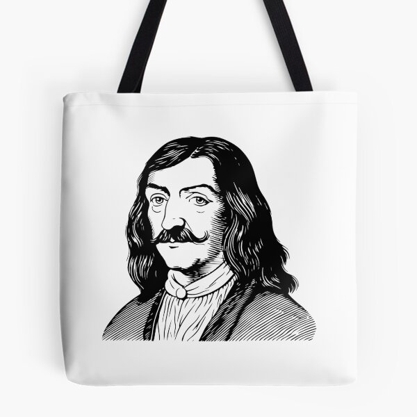 Item preview, René Descartes Portrait – French Philosopher & Mathematician Sketch designed and sold by Artistic Designs ⭐⭐⭐⭐⭐.