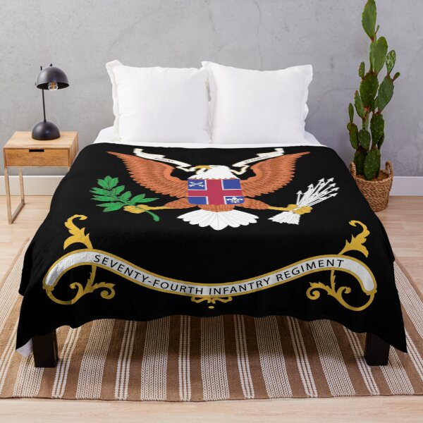 Item preview, Army - Regimental Colors - 74th Infantry Regiment  - AUDAX ET FORTIS X 300 designed and sold by Military Insignia Products.