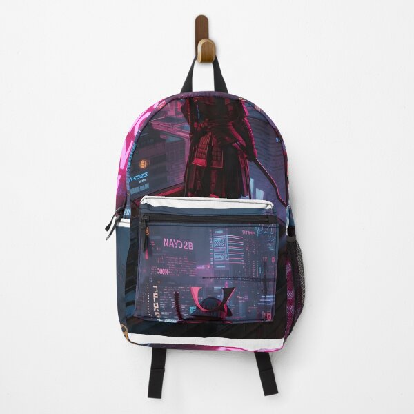 Item preview, Cyberpunk Samurai Warrior – Neon City Motivation “No Limits, Only Power” designed and sold by NatureNookTees.