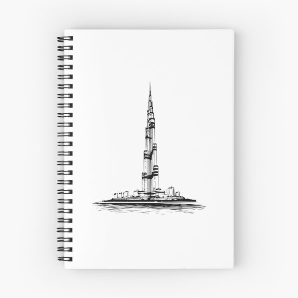 Item preview, Burj Khalifa Hand-Drawn Sketch – Iconic Dubai Landmark designed and sold by Artistic Designs ⭐⭐⭐⭐⭐.