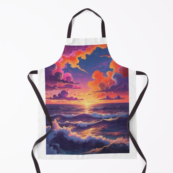 Item preview, Sunset at the Abstract Sea designed and sold by PaPoStyle.