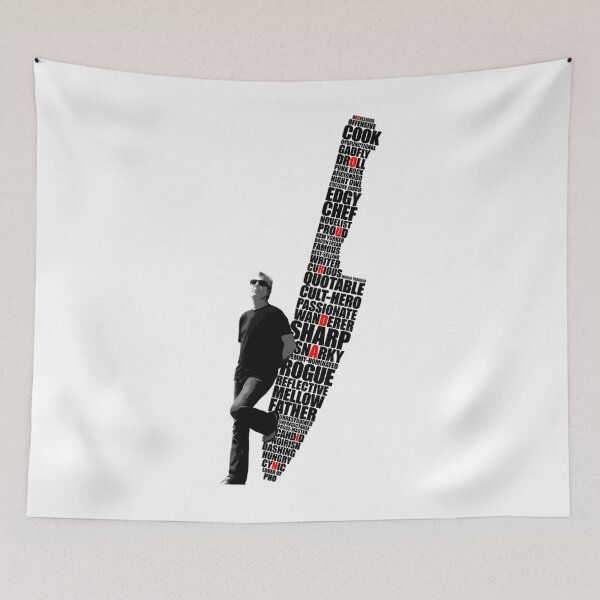 Item preview, Vintage Anthony Bourdain's Cook Quote Knife Design  	 designed and sold by ebzmibxeyg99.