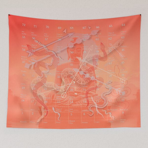 Item preview, Leela Transformational Game of Self Discovery with Red Buddah design  designed and sold by Misasha.