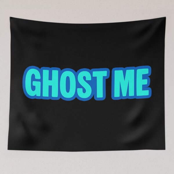 Item preview, Ghost Me, Blue Outlined Funny Quotes designed and sold by Memes N Lore .