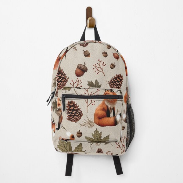 Item preview, Fox in the woodland pattern design designed and sold by Vintage Designs +.