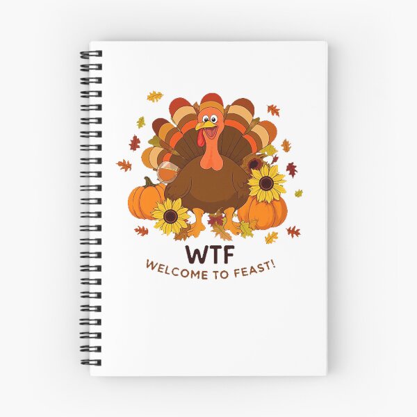 Item preview, WTF Welcome To Feast – Funny Thanksgiving Turkey Tee designed and sold by Zyorakhi Fashion.