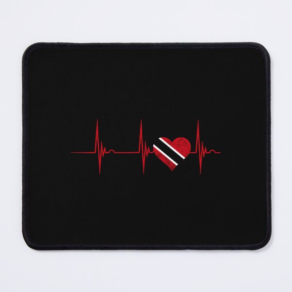 Item preview, Trinidad And Tobago Heartbeat EKG Pulse Trinidadian Flag 		 designed and sold by rgbkpgrzni51.