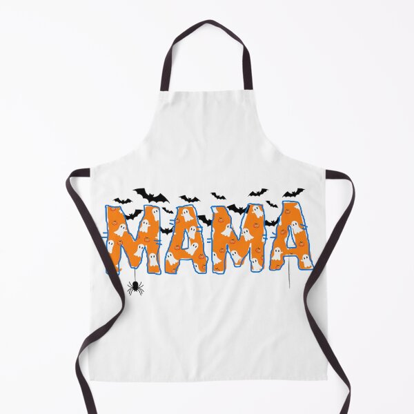Item preview, Cute Halloween Mama Letter Design with Pumpkins, Ghosts, and Bats designed and sold by arceeddesign.