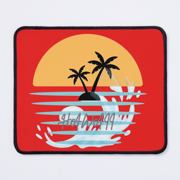 Item preview, Hawaii Sunset Palm Trees & Ocean Wave Design designed and sold by 8Q8 Style.