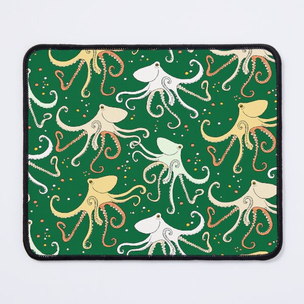 Item preview, happy octopus on green designed and sold by kobyakov.