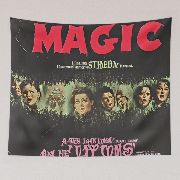 Artikelvorschau, BLACK MAGIC Vintage-Horrorfilmplakat entworfen und verkauft von aliraweb.