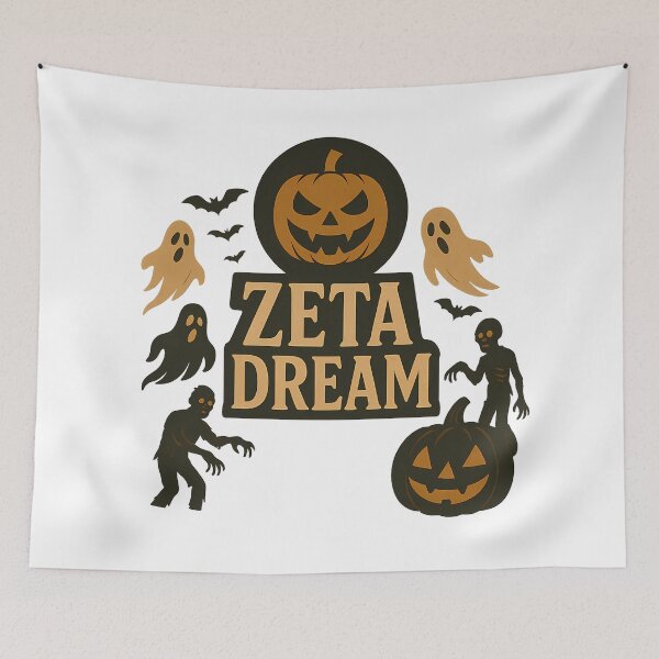 Item preview, Zeta Dream Halloween Pumpkins Ghosts Zombies designed and sold by ZetaDream.