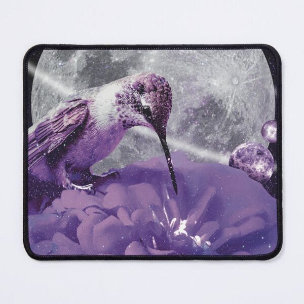 Item preview, Purple hummingbird - spirit animal collage designed and sold by mgro-art.