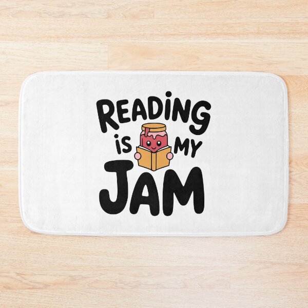 Item preview, Reading Is My Jam! Cute Jar of Jam Pun designed and sold by PMCreative.