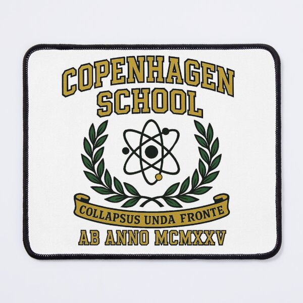Item preview, Quantum Clique 1925 – Copenhagen School Latin Motto Shirt designed and sold by DigitKabluey.
