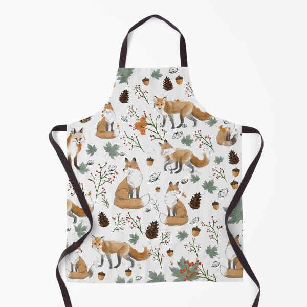 Item preview, Fox in the woodland pattern design designed and sold by Vintage Designs +.