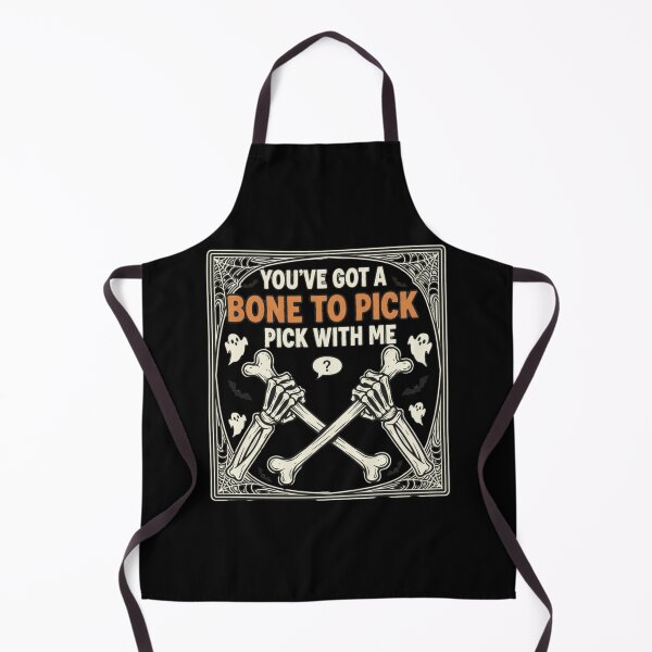 Item preview, Skeleton Bone Pick Funny Halloween Pun designed and sold by Silent Watch Threads..