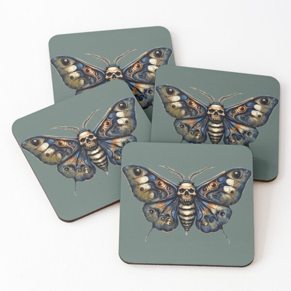 Item preview, DEATH'S HEAD SKULL MOTH designed and sold by Pickle Wicked Designs.