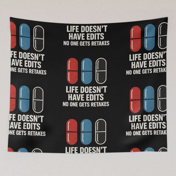 Item preview, Life Doesn't Have Edits Pills designed and sold by RootedArt7.