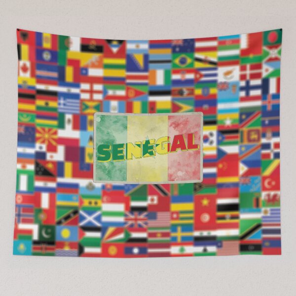 Artikelvorschau, Retro-Souvenir im Senegal-Vintage-Stil entworfen und verkauft von DeveloperProp0.