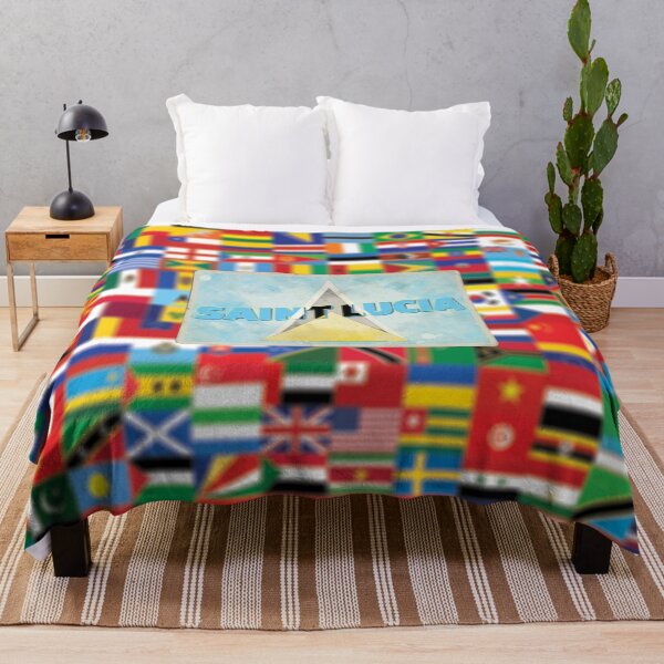 Item preview, Saint Lucia Vintage style retro souvenir designed and sold by DeveloperProp0.