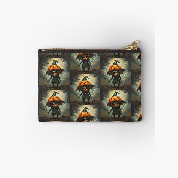 Item preview, Halloween Cute creepy Pumpkin child character art illustration kawaii trick or treat designed and sold by Vintage Designs +.