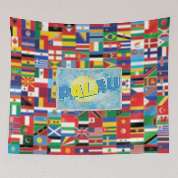 Item preview, Palau Vintage style retro souvenir designed and sold by DeveloperProp0.