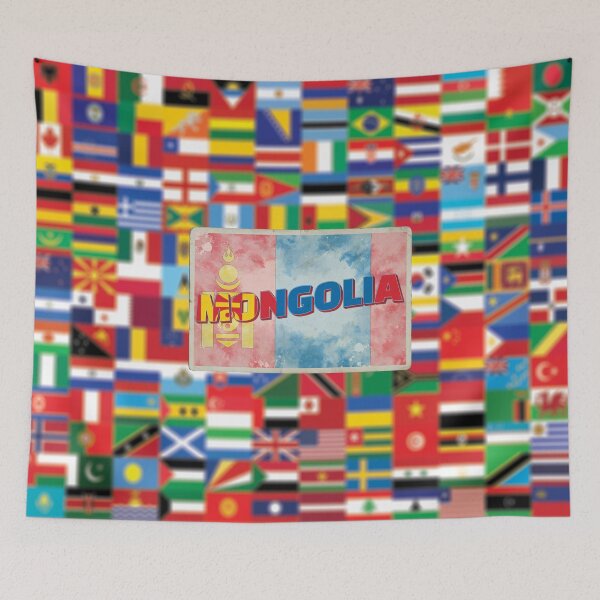 Item preview, Mongolia Vintage style retro souvenir designed and sold by DeveloperProp0.