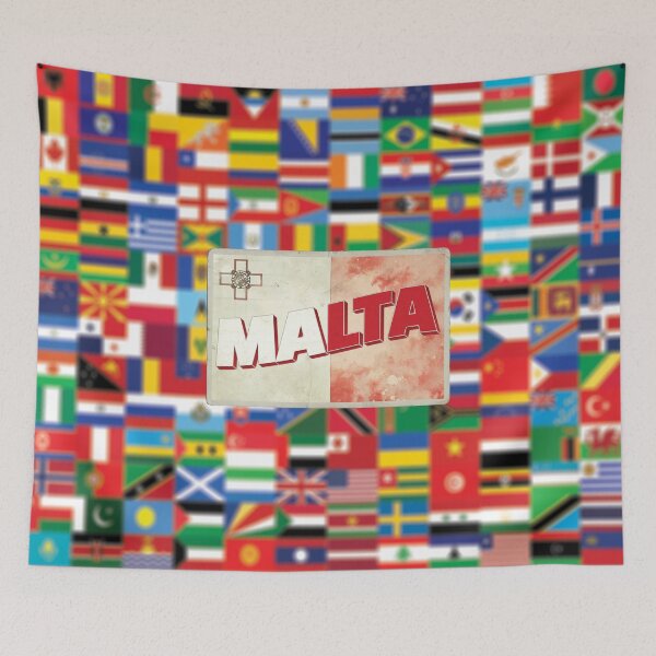 Item preview, Malta Vintage style retro souvenir designed and sold by DeveloperProp0.